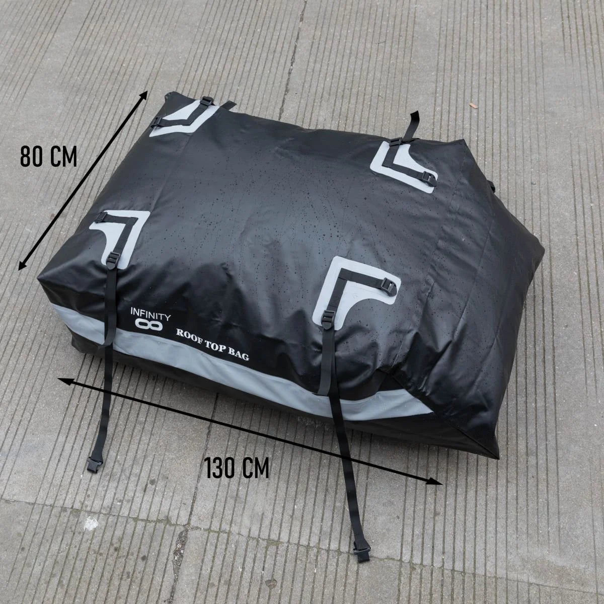 תיק גג לרכב Infinity ROOF TOP L: אטימות למים ואבק