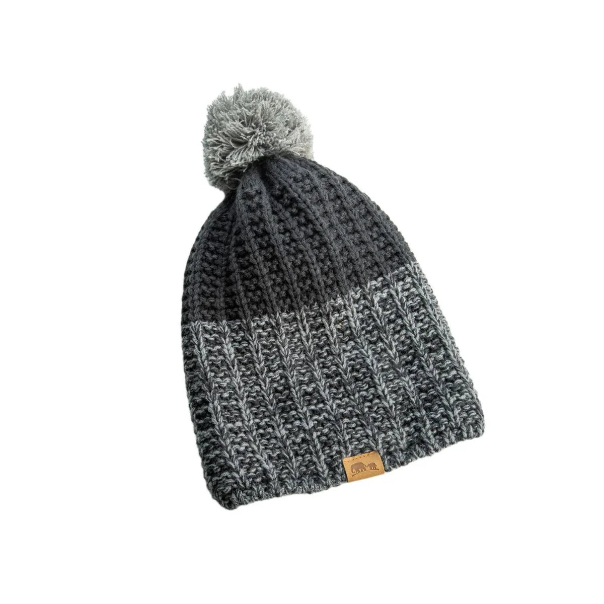 כובע Aspen אפור - ביטנה פנימית מפליז רך לנוחות וחום