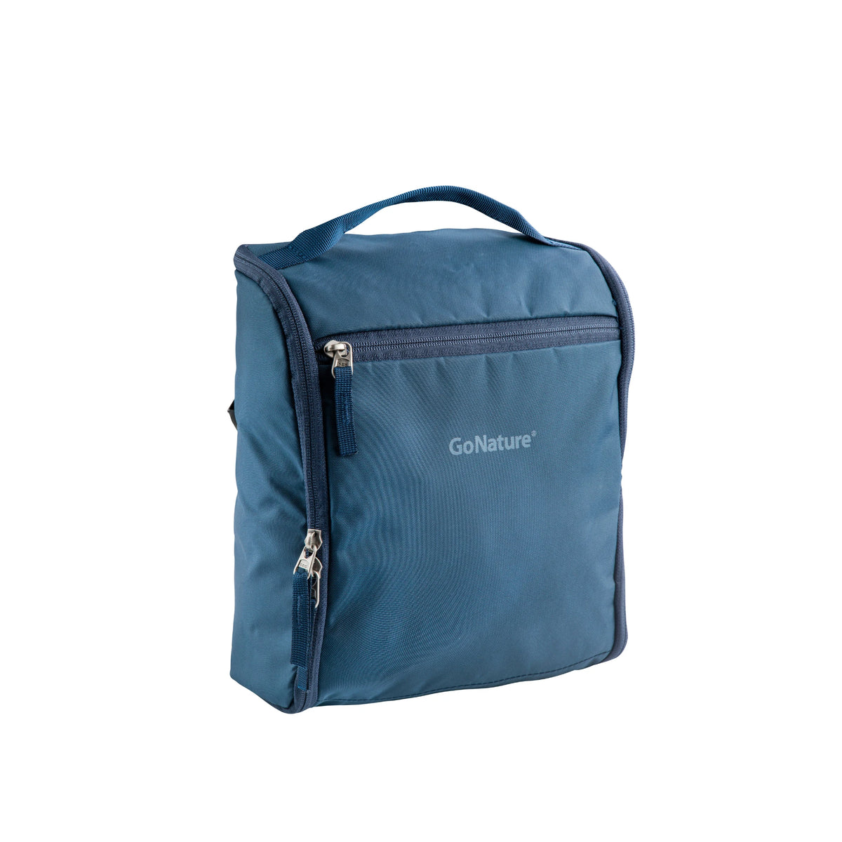 GLX תיק רחצה ענק Go Nature כחול נייבי נתלה עם תאים לנסיעות
