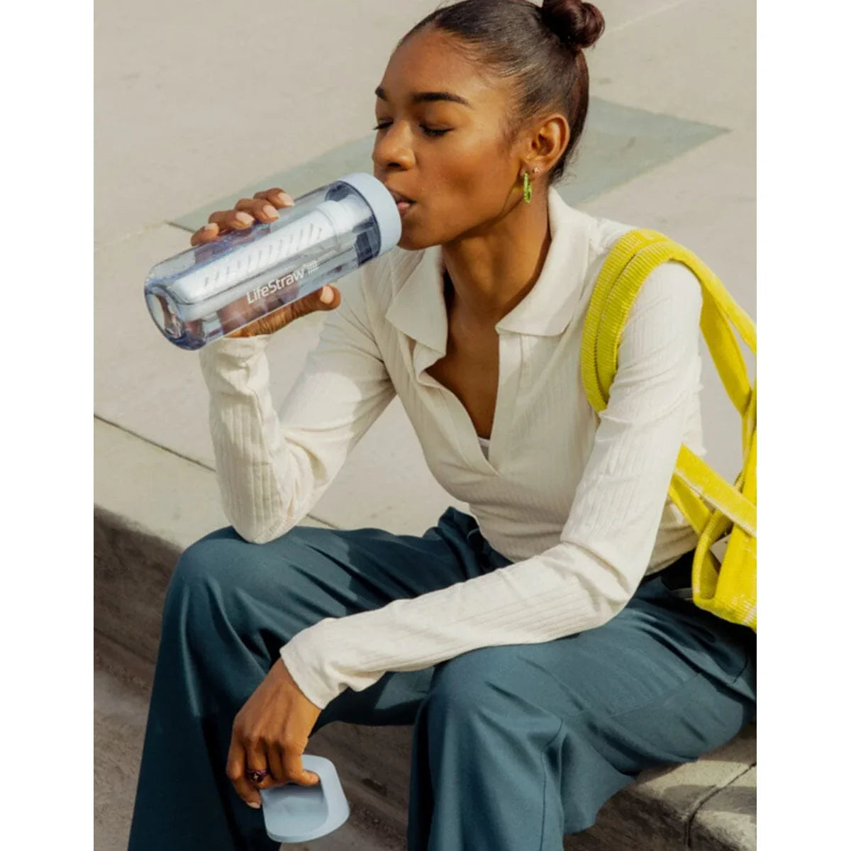 Lifestraw Go בקבוק לסינון מים בטיולים