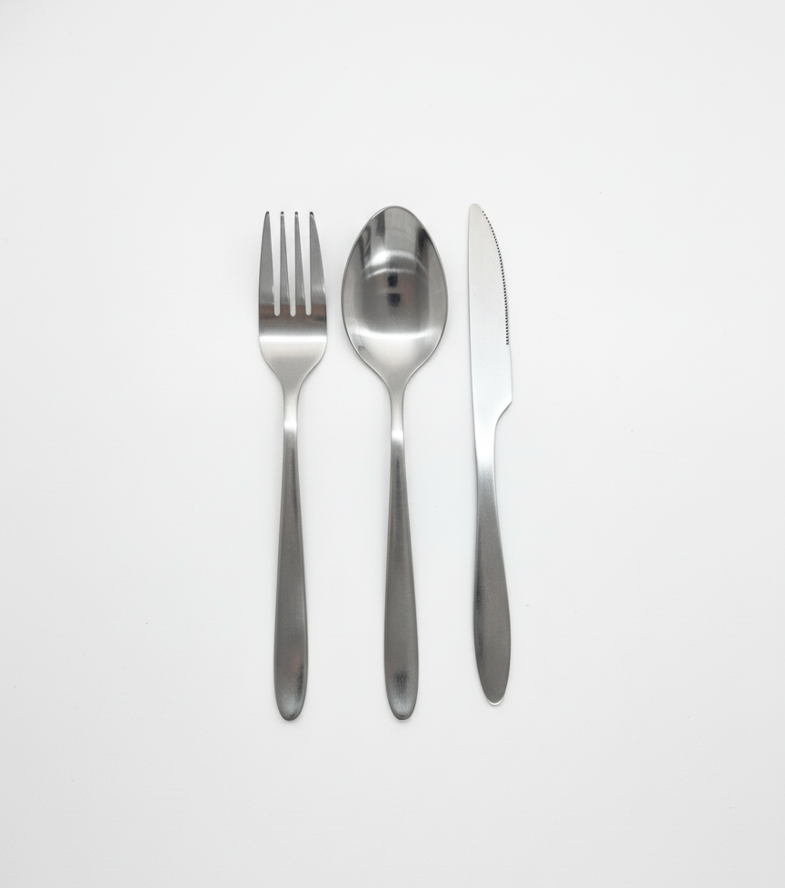 סט סכו"ם "דרך ארץ" בנרתיק בד - קומפקטי וקל לנשיאה לקמפינג וטיולים