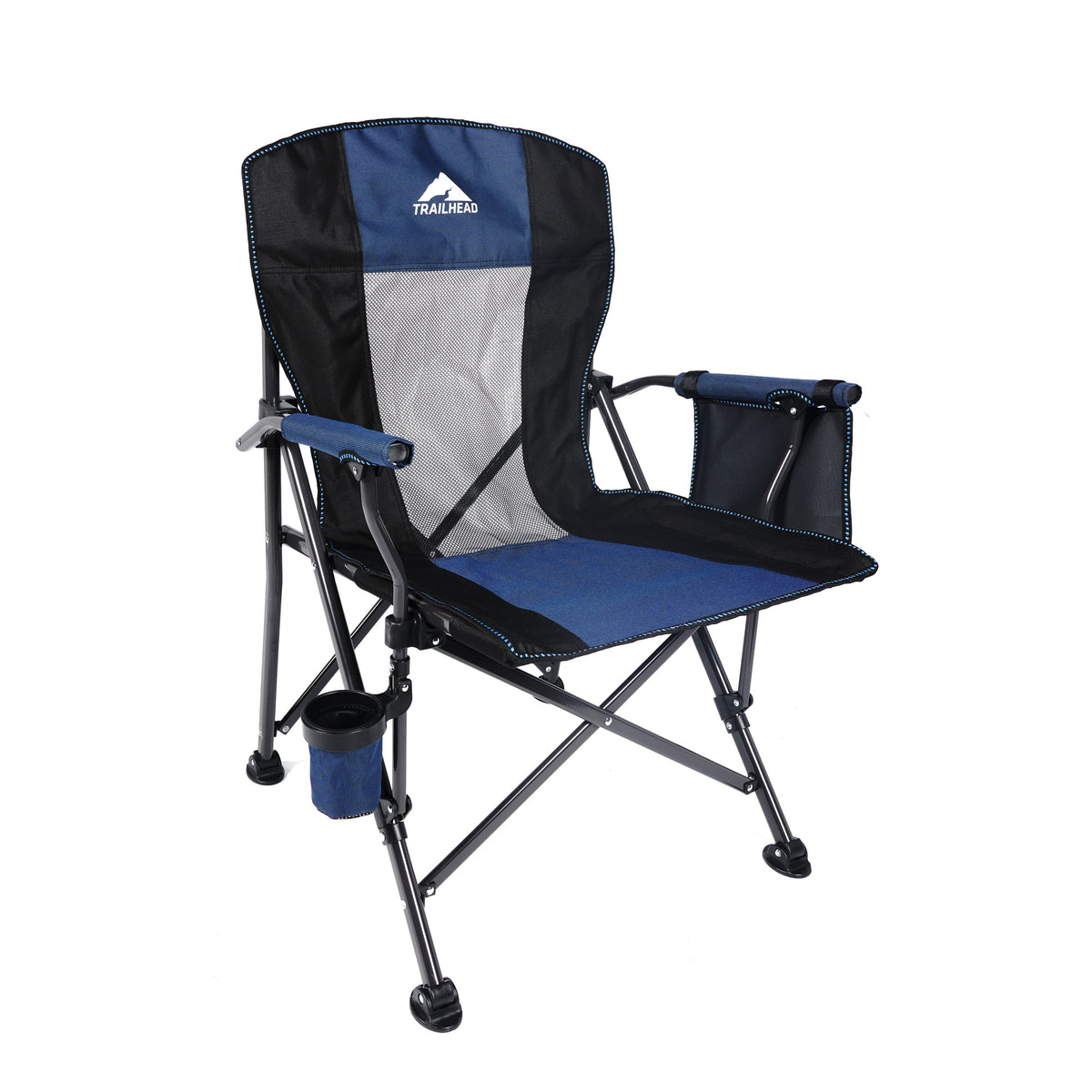 כיסא שטח GrandSitter Trailhead, מסגרת פלדה, בד אוקספורד 600D,/כחול/שחור.