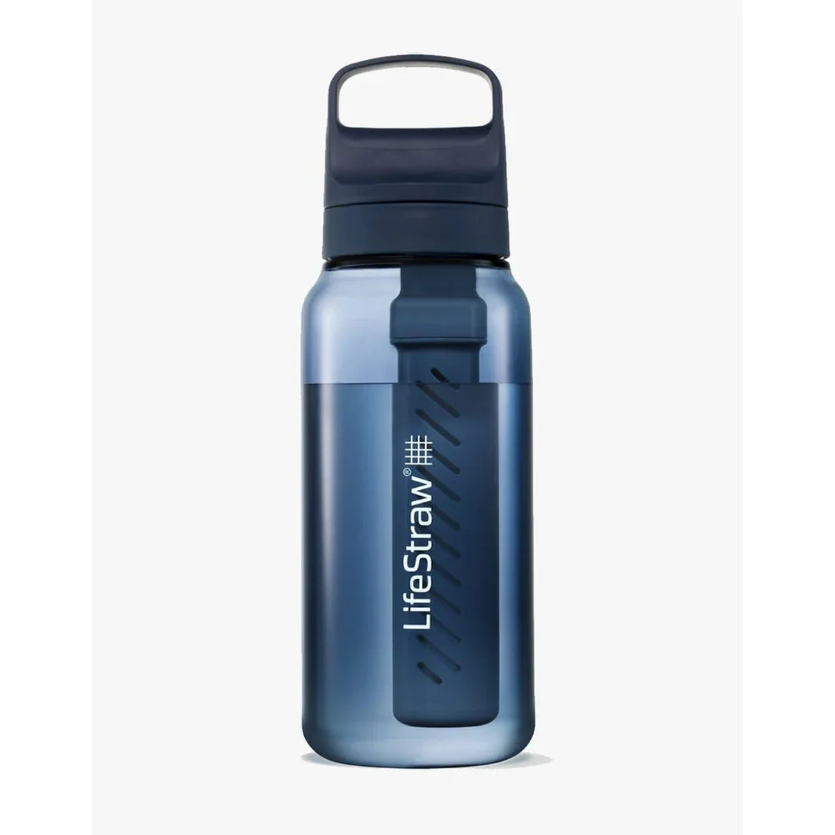 Lifestraw GO 1,000ml בקבוק מסנן מים פקק ידית, כחולכהה