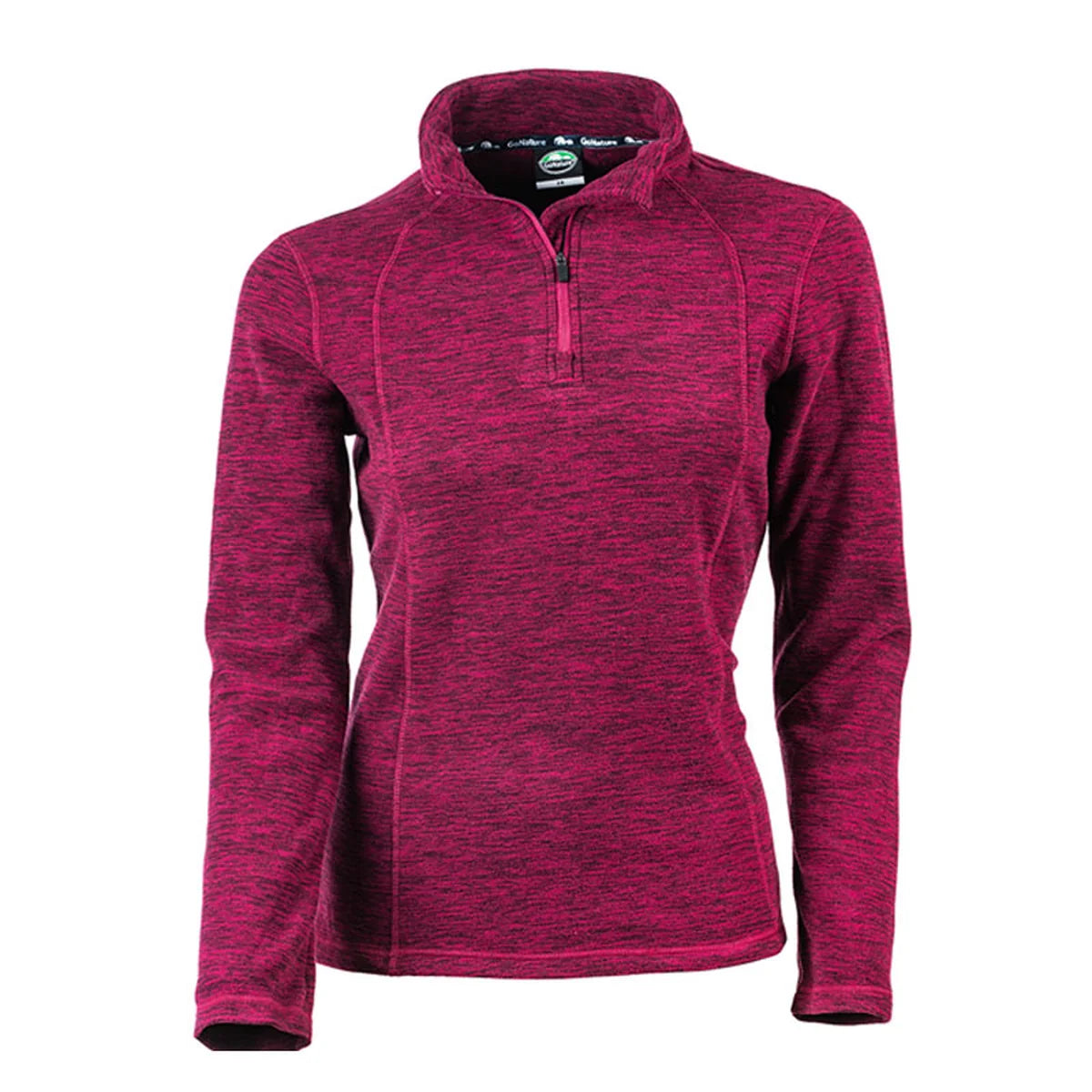 Half Zipper מיקרופליז נשים - רוכסן לוויסות טמפרטורה